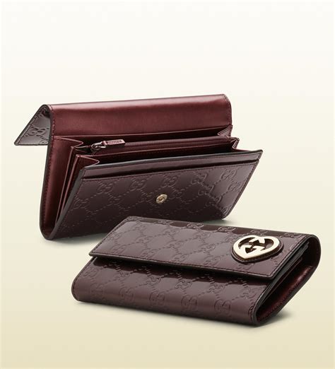 gucci continental wallet with heart shaped interlocking g|Gucci Interlocking G Leather Wallet .